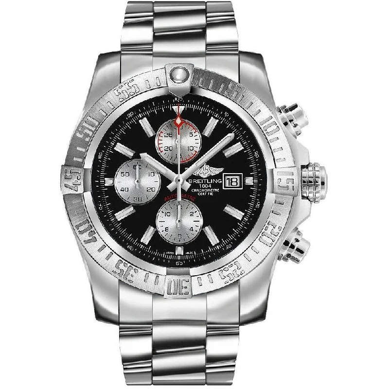 Breitling Men's A1337111-BC29-168A Super Avenger II Chronograph Stainless Steel Watch