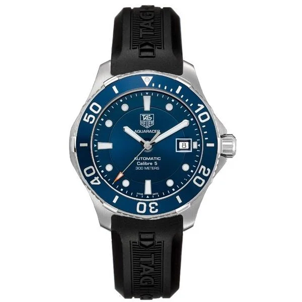 Tag Heuer Men's WAN2111.FT8010 Aquaracer Automatic Black Rubber Watch