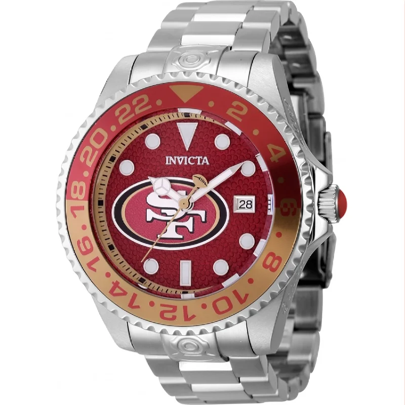 Invicta  Automatic NFL 49ers Automatic Red and White Dial Men's Watch 45032