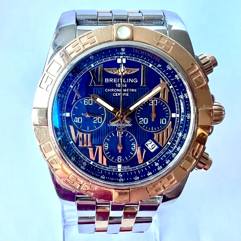 BREITLING Chronograph Chronometer 46mm Automatic 2 Tone Watch