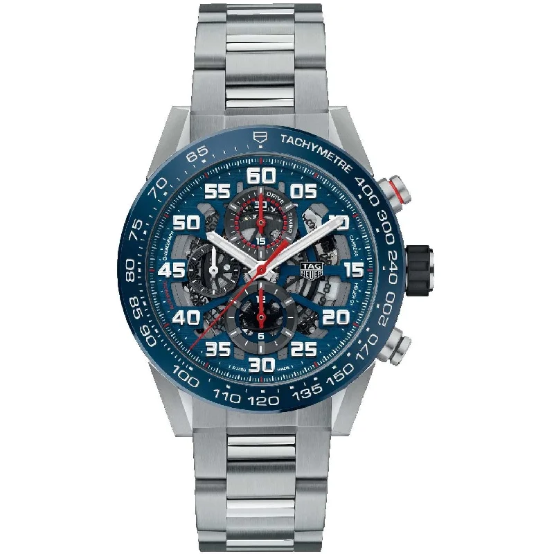 Tag Heuer Men's CAR2A1K.BA0703 Carrera Chronograph Automatic Stainless Steel Watch