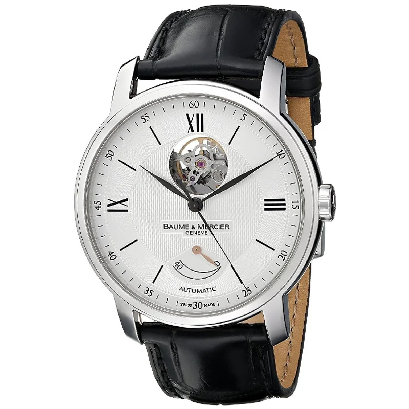 Baume & Mercier Men's MOA08869 Classima Automatic Black Leather Watch