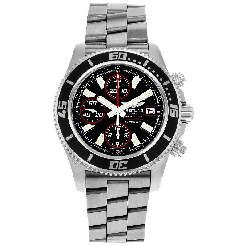 Breitling Men's A1334102-BA81-134A Superocean II 44 Chronograph Automatic Stainless Steel Watch