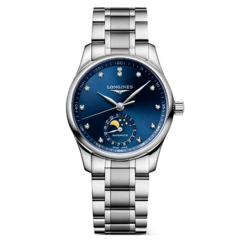 Longines Master Collection Sunray Blue Dial Women 34mm