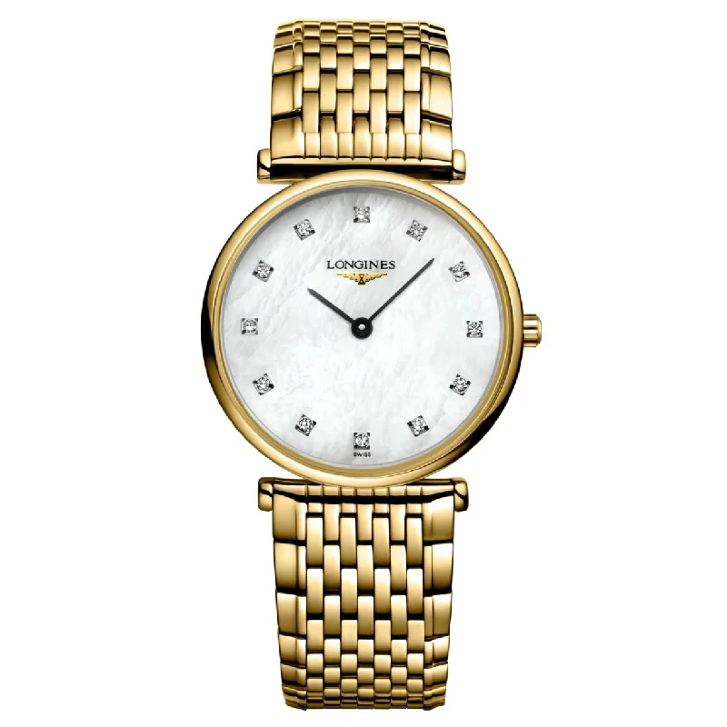 Longines La Grande Classique De White Mother-Of-Pearl Dial Women 29mm