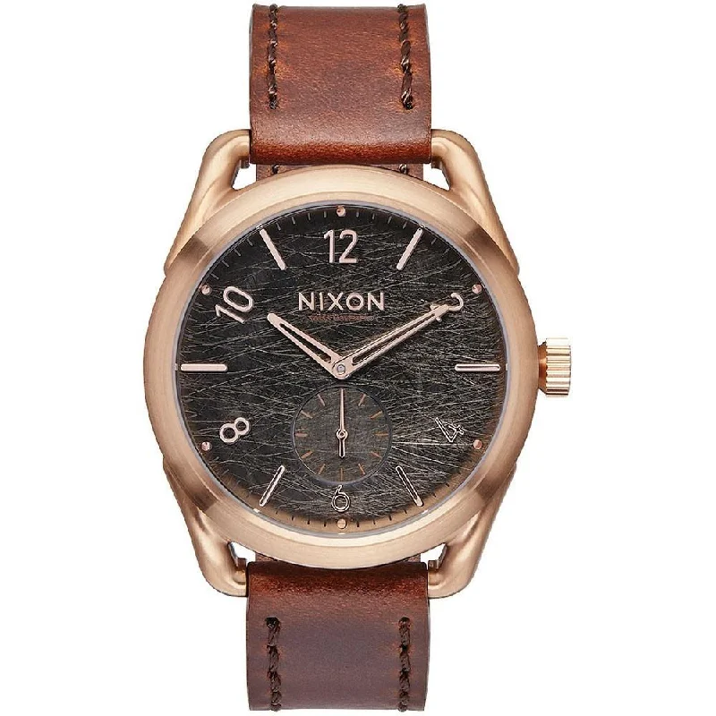 Nixon Men's A459-1890 C39 Brown Leather Watch