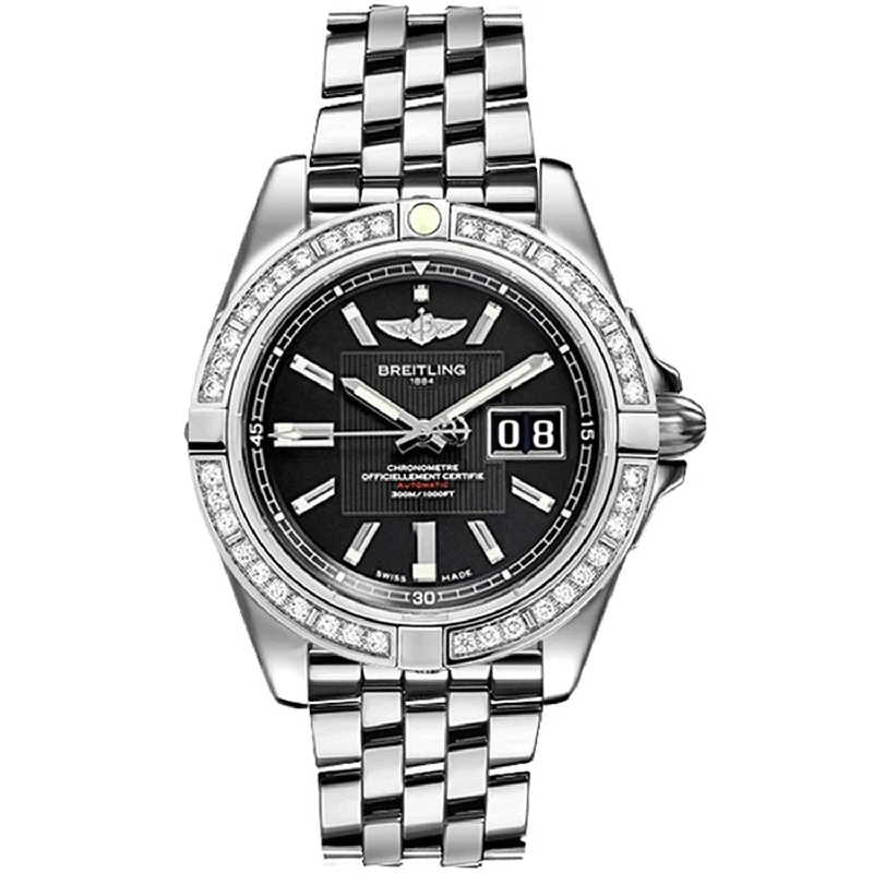 Breitling Men's A49350LA-BA07-366A Galactic 41 Stainless Steel Watch