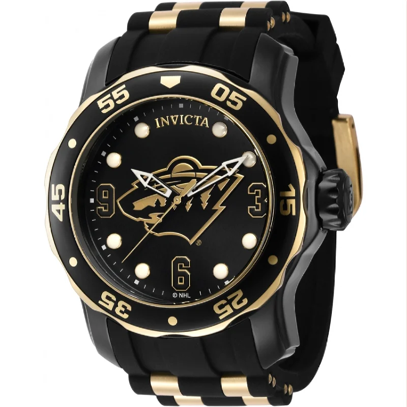 Invicta NHL Quartz NHL Wild Black Dial Men's Watch 42317