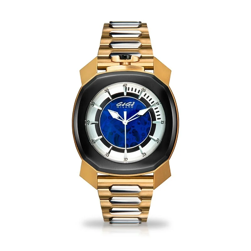 Gaga Milano Automatic Watch Frame_One Skeleton Gold 7078.01