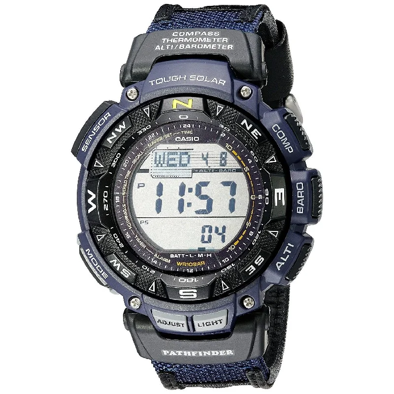 Casio Men's PAG240B-2 G-Shock Pathfinder Digital Blue Nylon Watch