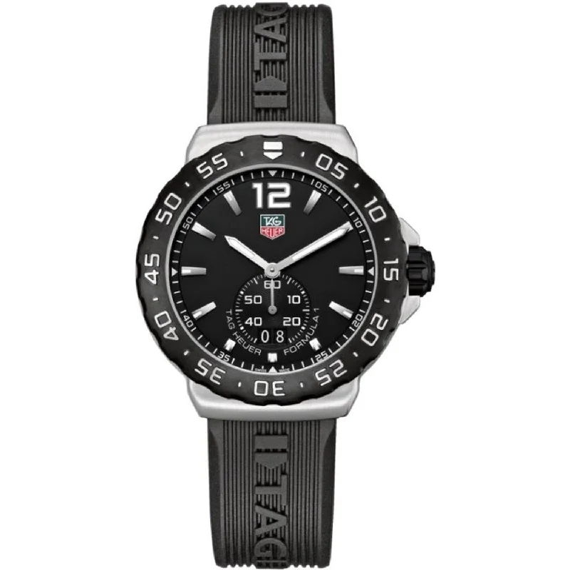 Tag Heuer Men's WAU1110.FT6024 Formula 1 Black Rubber Watch