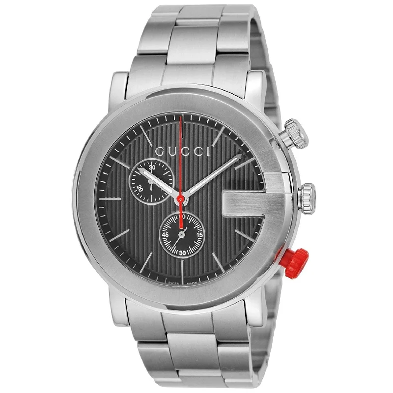 Gucci Men's YA101361 G Chronograph Chronograph Stainless Steel Watch