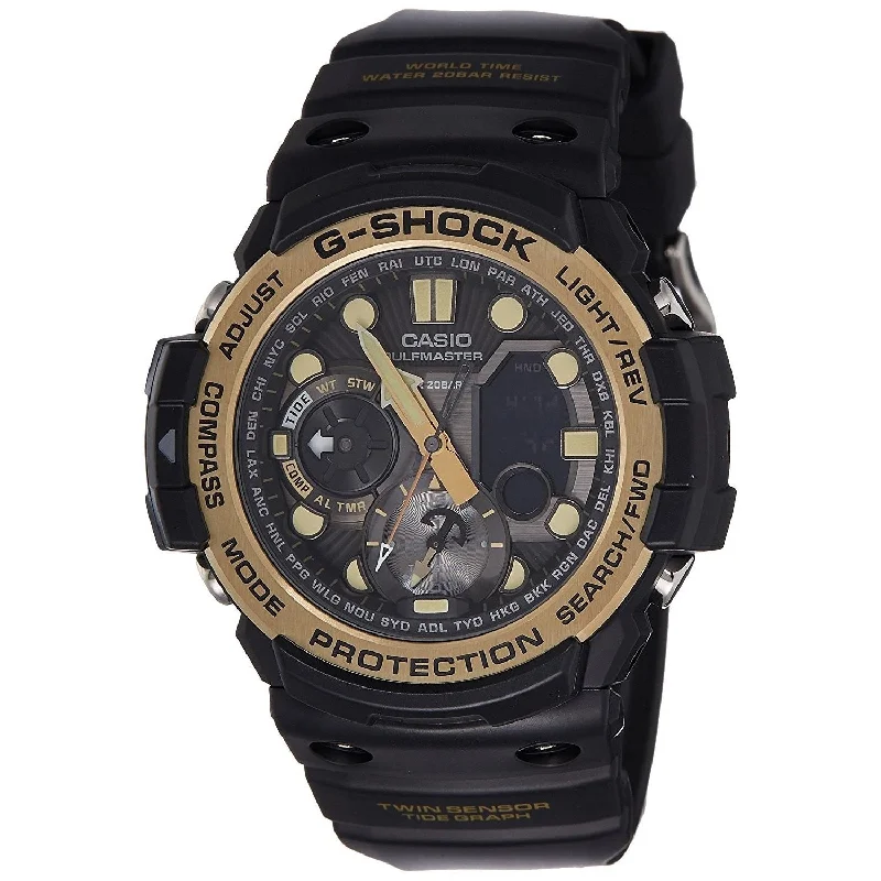 Casio Men's GN1000GB-1A G-Shock Analog-Digital Black Resin Watch