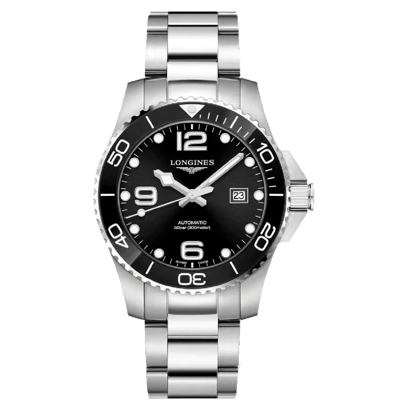 Longines Hydroconquest Sunray Black dial Men 43 mm