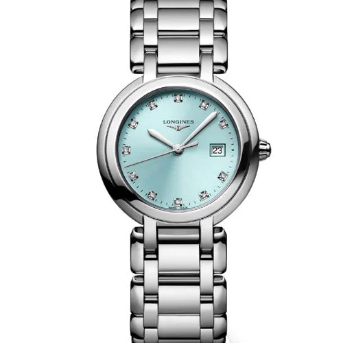 Longines Primaluna Sunray blue dial Women 30 mm