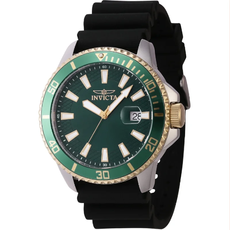 Invicta  Quartz Pro Diver Green Dial Men's Watch 46134