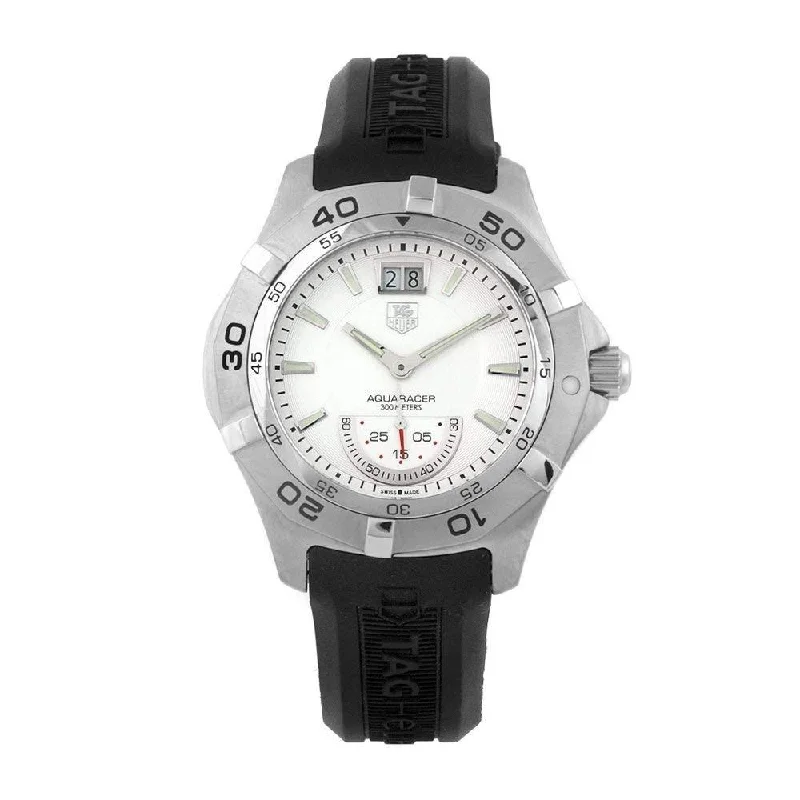 Tag Heuer Men's WAF1011.FT8010 Aquaracer Black Rubber Watch