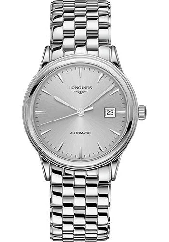 Longines Flagship Watch - 40 mm Steel Case - Silver Dial - Bracelet - L4.984.4.72.6