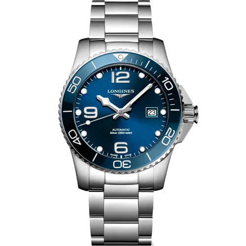 Longines Hydroconquest Sunray Blue Dial Men 41mm