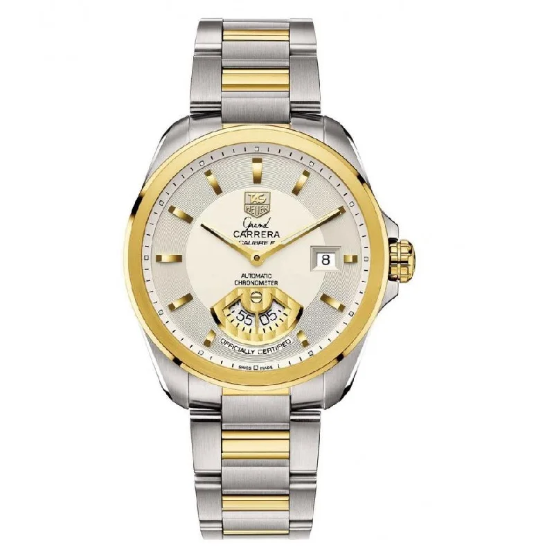 Tag Heuer Men's WAV515B.BD0903 Grand Carrera 18kt Yellow Gold Automatic Two-Tone Stainless Steel and Gold Watch