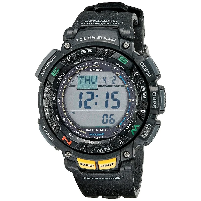 Casio Men's PAG240-1 G-Shock Pathfinder Digital Black Resin Watch