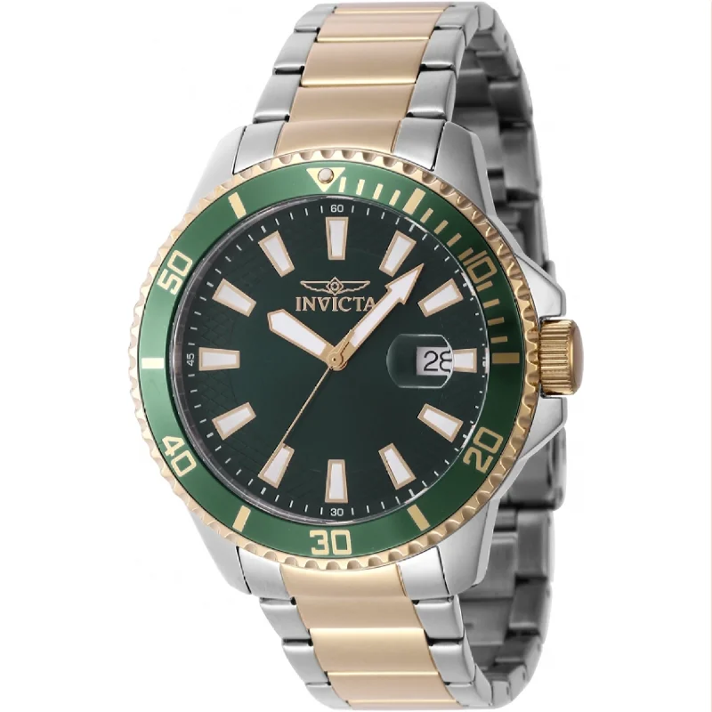 Invicta  Quartz Pro Diver Green Dial Men's Watch 46143