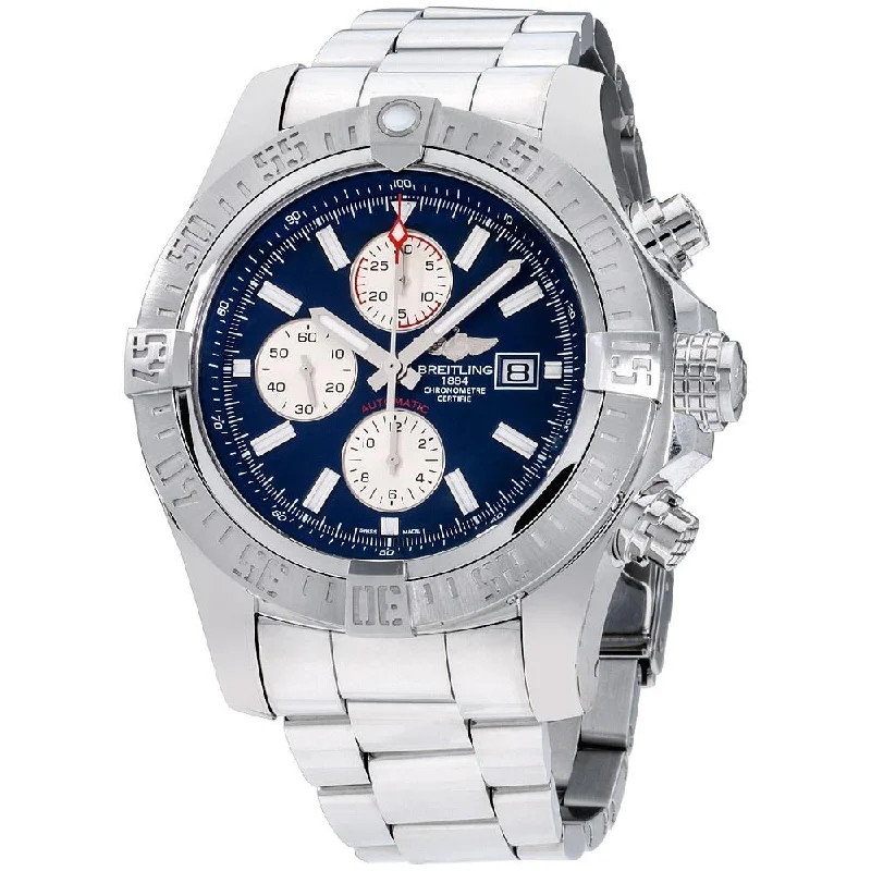 Breitling Men's A1337111-C871-168A Super Avenger II Chronograph Stainless Steel Watch