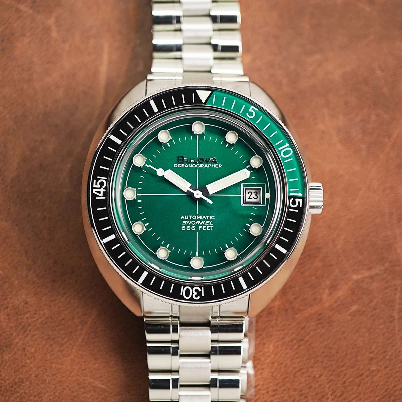 Bulova Oceanographer BLV 96B322 Green Dial (Sprite)