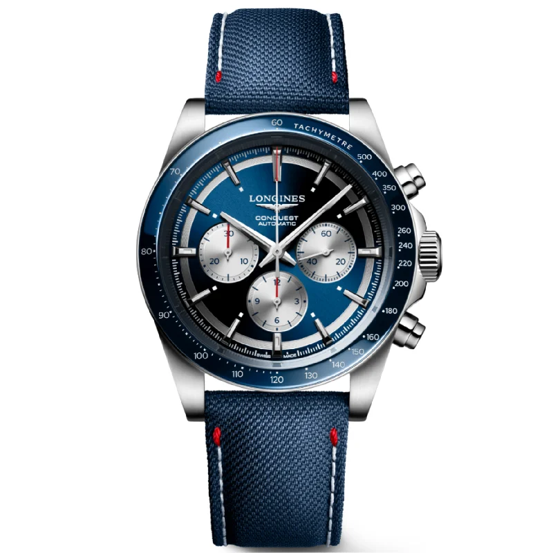 Longines Conquest Marco Odermatt Sunray Blue Dial Men 42mm