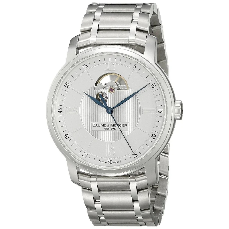 Baume & Mercier Men's MOA08833 Classima Executives Open Wheel Automatic Stainless Steel Watch