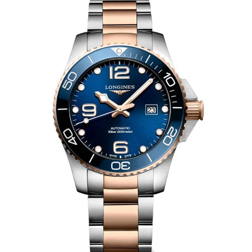 Longines Hydroconquest Sunray Blue Dial Men 43mm