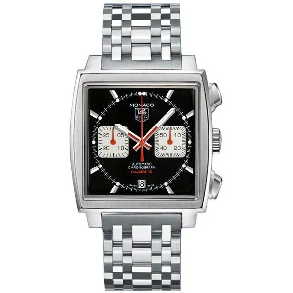 Tag Heuer Men's CAW2114.BA0780 Monaco Chronograph Automatic Stainless Steel Watch