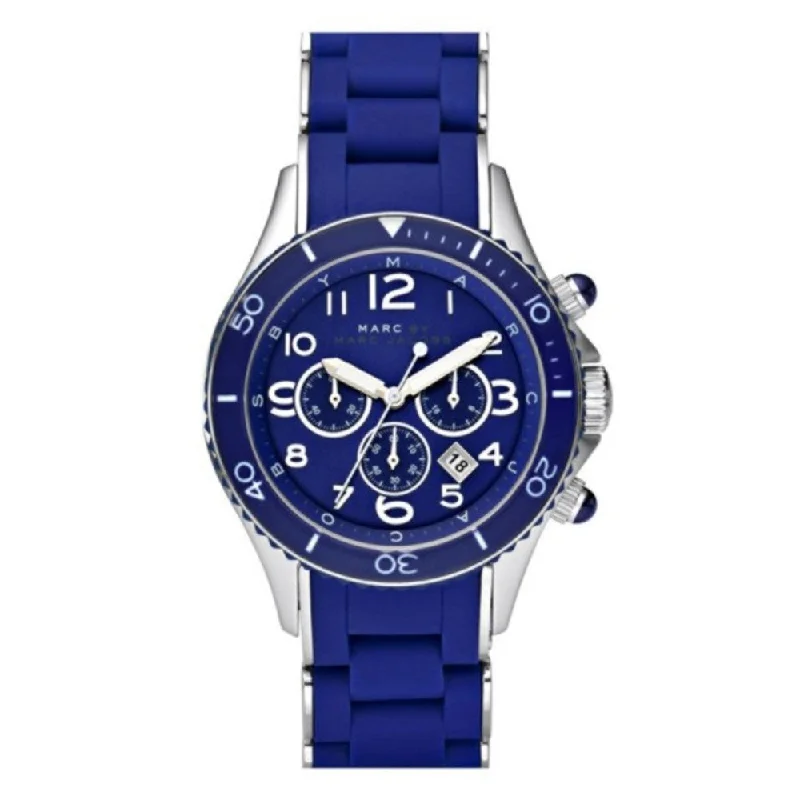 Marc Jacobs Rock Quartz Chronograph Blue Dial Women's Watch MBM2548