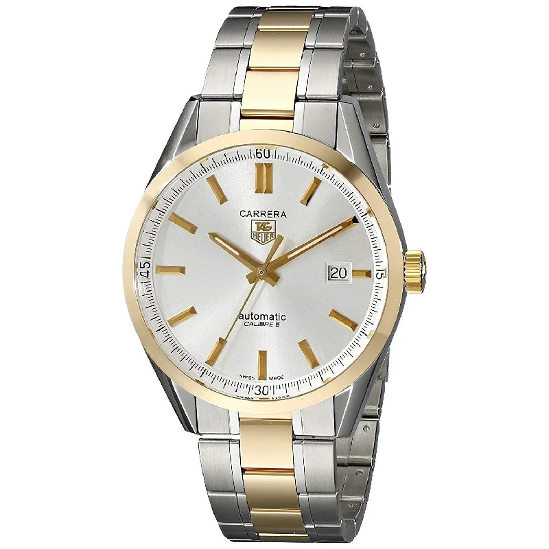 Tag Heuer Men's WV215D.BD0788 Carrera 18kt Yellow Gold Automatic Two-Tone Stainless Steel and Gold Watch