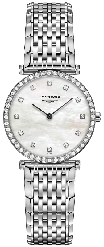 Longines La Grande Classique Quartz 29mm Women's Diamond Watch L4.523.0.87.6