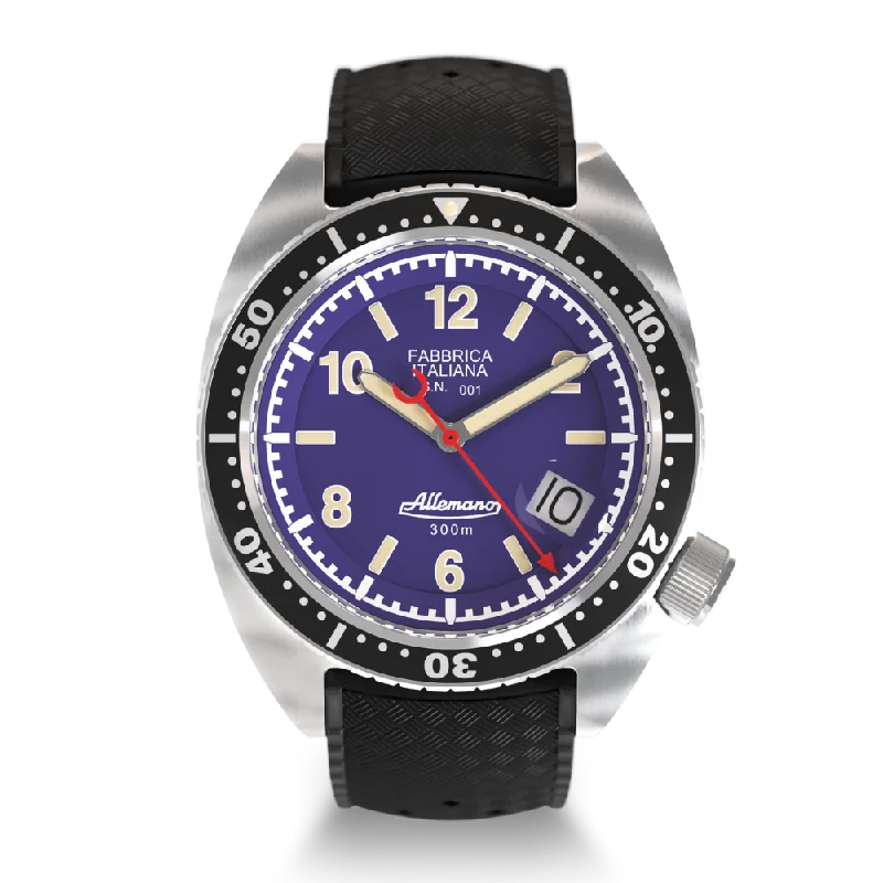 Allemano 1973 Shark Diver Men's Violet Watch SH-A-1973-P-V-DP