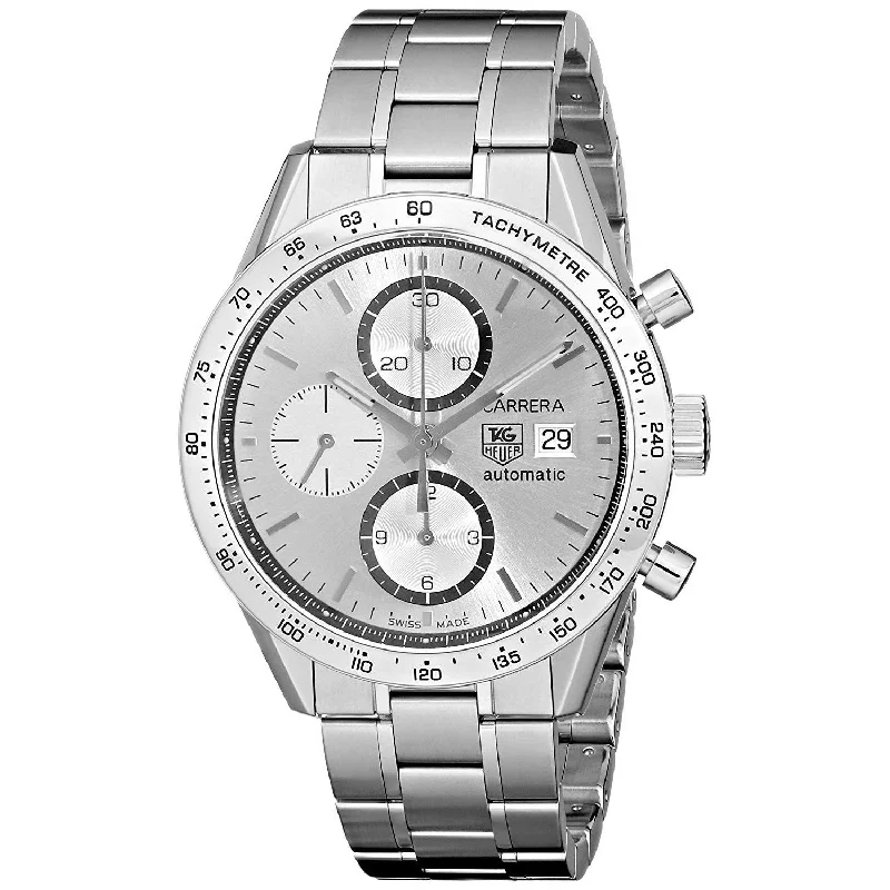 Tag Heuer Men's CV2017.BA0794 Carrera Chronograph Stainless Steel Watch