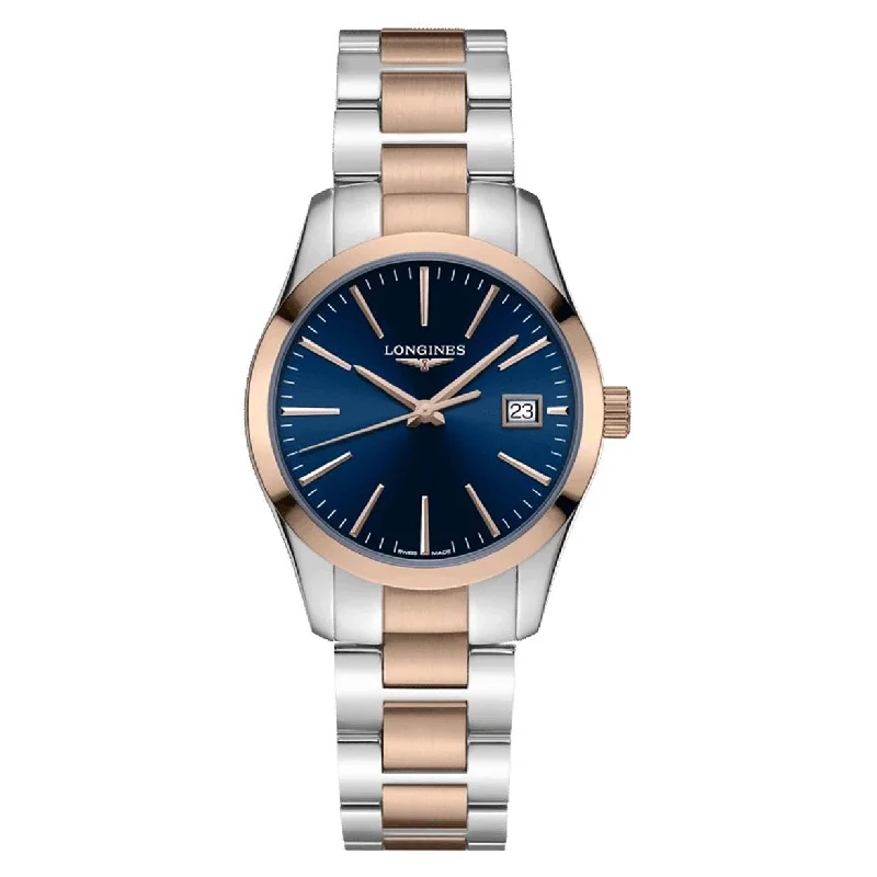 Longines Conquest Classic Blue Dial Women 34mm