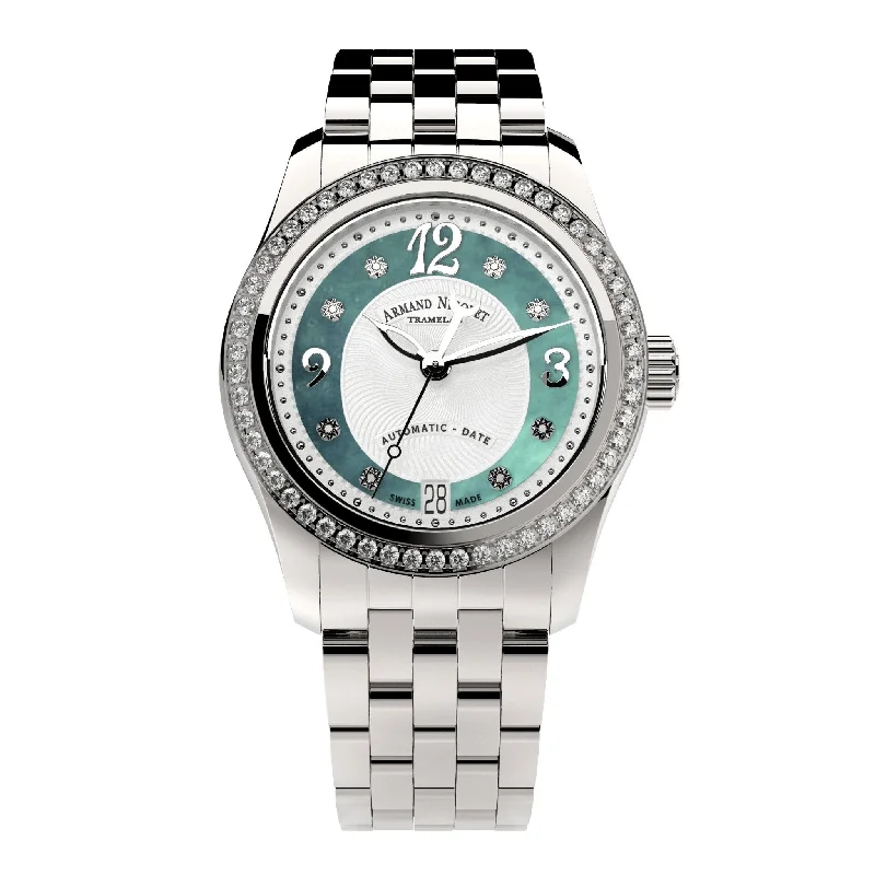 Armand Nicolet Ladies Watch M03-3 Diamond Green A151FAA-AV-MA150