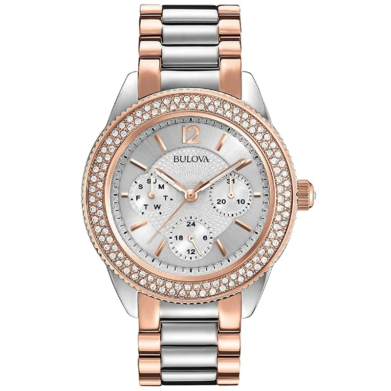 Bulova  Quartz Classic Silver Dial Women's Watch 98N100