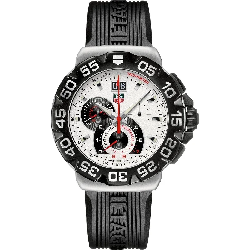 Tag Heuer Men's CAH1011.FT6026 Formula 1 Chronograph Black Rubber Watch