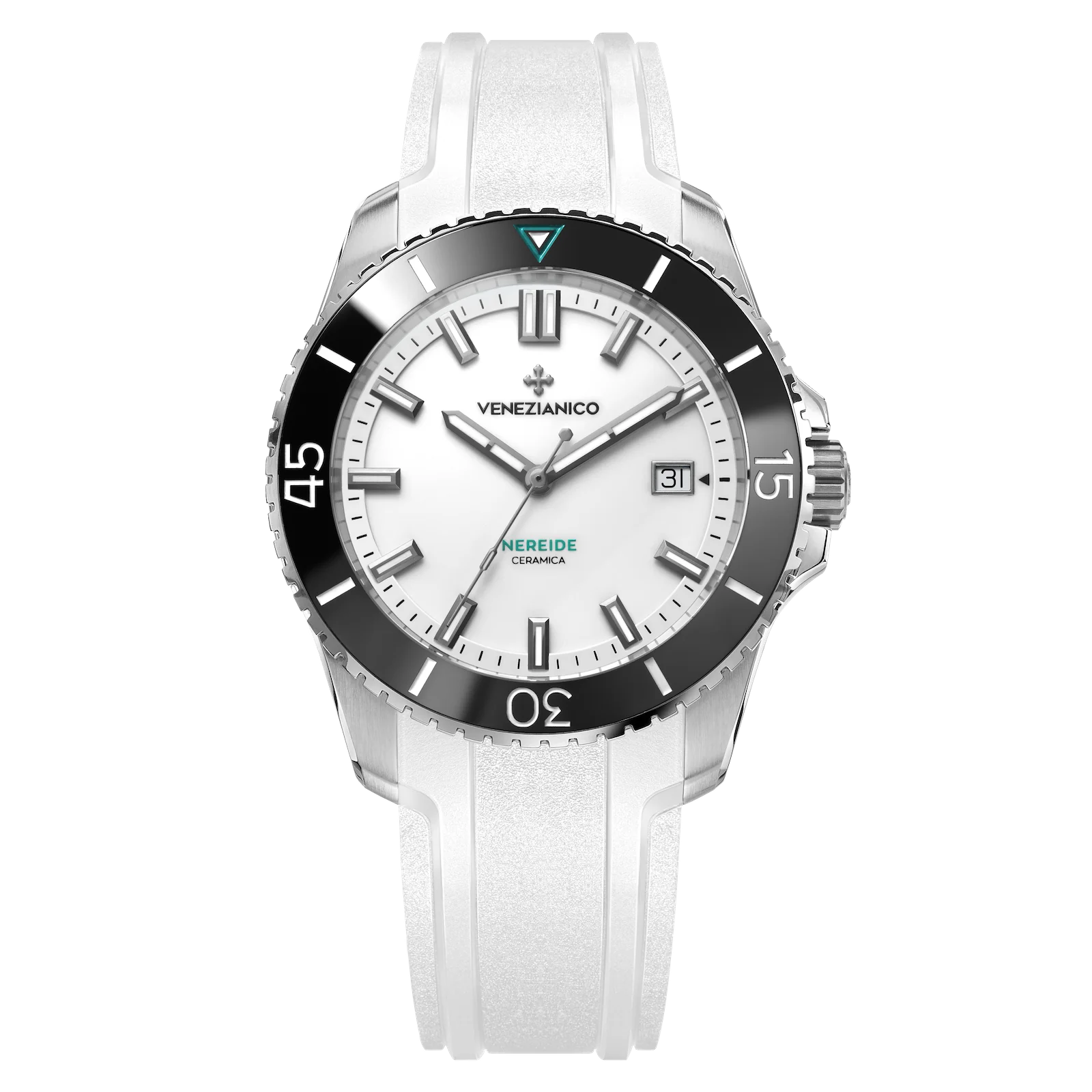 Venezianico Automatic Watch Nereide Ceramica White 4521531