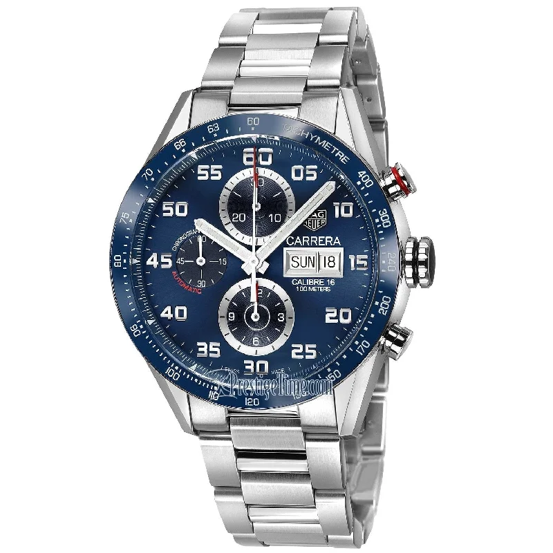 Tag Heuer Men's CV2A1V.BA0738 Carrera Chronograph Stainless Steel Watch