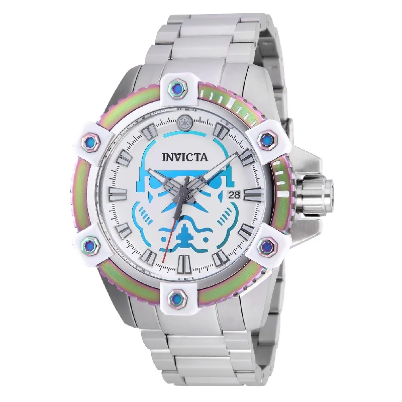 Invicta Star Wars Automatic Stormtrooper Automatic White Dial Men's Watch 26555