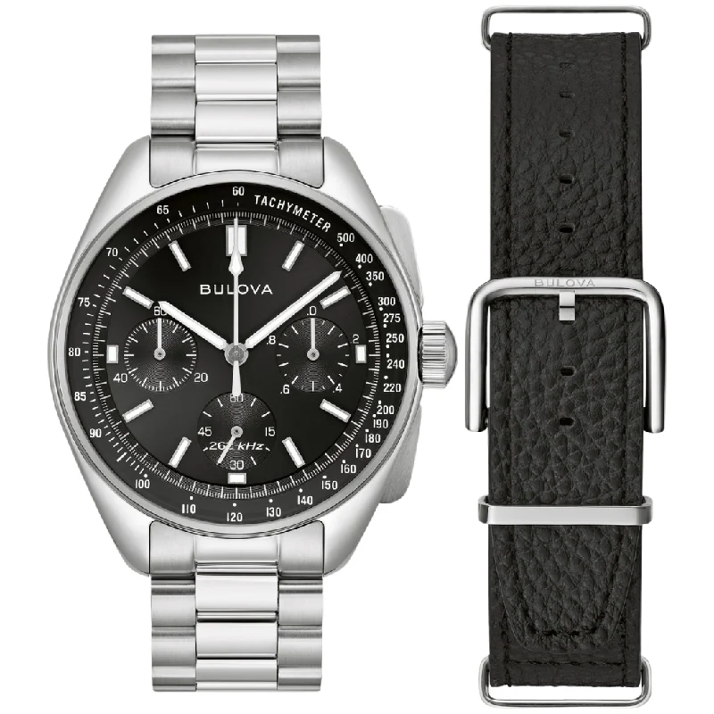 Bulova Lunar Pilot Two Strap Set