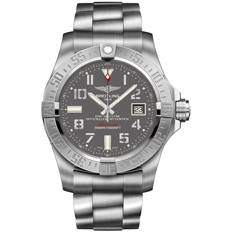 Breitling Men's A1733110-F563-169A Avenger II Seawolf Automatic Stainless Steel Watch