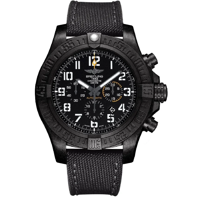 Breitling Men's XB0170E4-BF29-100W Avenger Hurricane Chronograph Black Fabric Watch