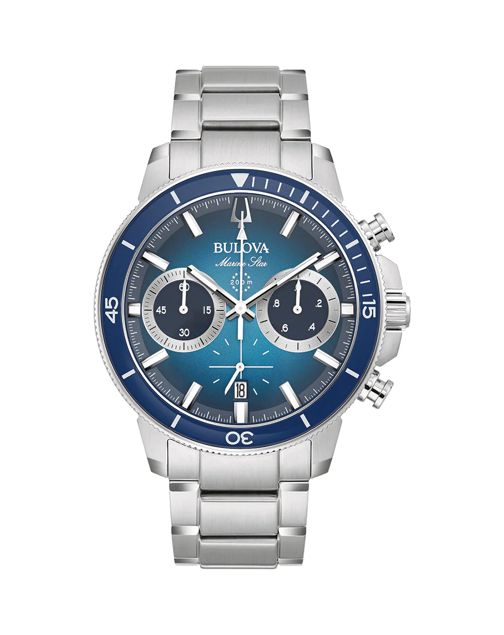 Bulova - Men's Marine Star Silver/Blue