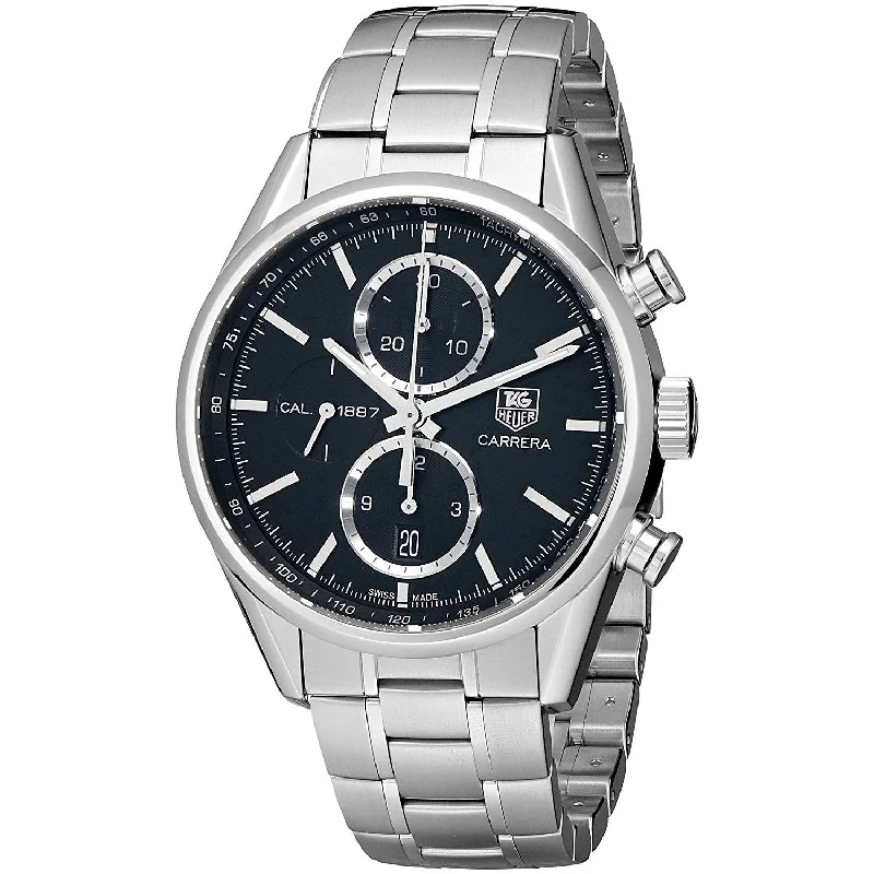 Tag Heuer Men's CAR2110.BA0720 Carrera Chronograph Automatic Stainless Steel Watch