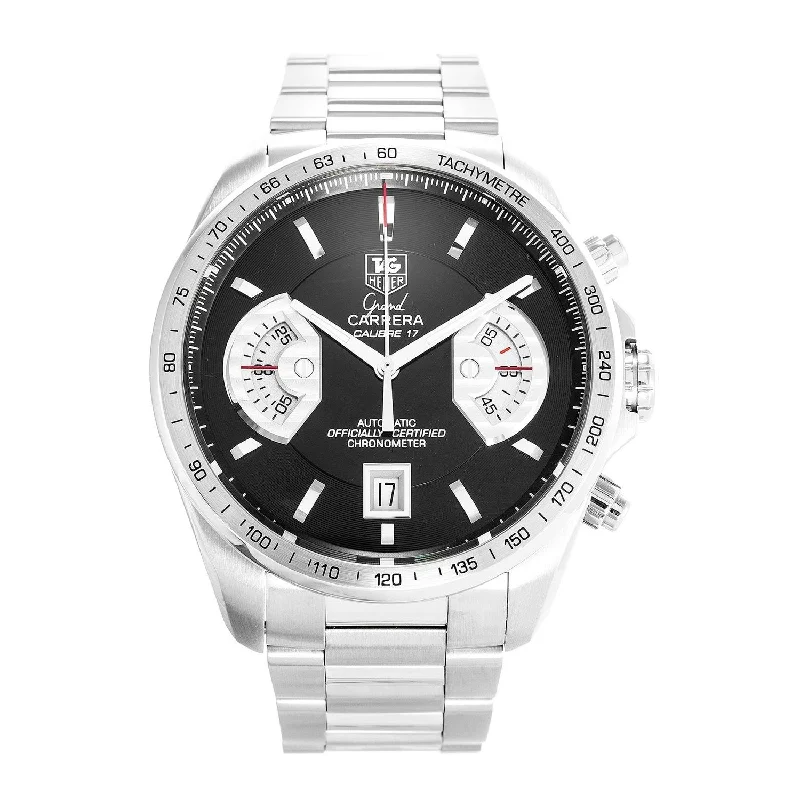 Tag Heuer Men's CAV511A.BA0902 Grand Carrera Chronograph Automatic Stainless Steel Watch